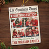 Custom Photo Acrylic Ornament - Personalized Christmas Birthday Gifts For Mom, Dad, Brother, Sister, Kids - Extra, Extra, Love’s The Headline This Year