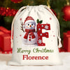 Custom Snowman Favor Bag - Personalized Christmas Birthday Gifts For Kids - Tiny Hands Big Smiles