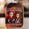 Custom Whiskey Bottle - Personalized Birthday Gifts For Mom, Dad, Son, Daughter - Good Times Flow