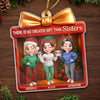 Custom Acrylic Ornament - Personalized Best Friend Christmas Birthday Gifts For Women, Besties, Sisters, BFF - Making Merry Memories Together