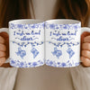 Custom Long Distance Mug - Personalized Best Friend Birthday Gifts For Women, Besties, Sisters, BFF - Our Hearts Bridge Miles