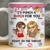 Custom Mug - Personalized Best Friend Birthday Gifts For Women, Besties, Sisters, BFF - Laugh More With You