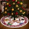 Custom Tree Skirt - Personalized Anniversary Christmas Wedding Gifts For Husband And Wife, Dog Cat Lovers - You, Me And Our Perfectly Pawsome Life