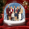 Custom Photo Acrylic Snow Globe - Personalized Christmas Birthday Gifts For Family, Dog Cat Lovers - Forever Frozen In Love
