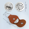Custom Pocket Hug - Personalized Pet Christmas Memorial Sympathy Gifts For Dogs, Cats - Love Lives Beyond The Pawprints