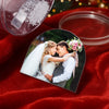 Custom Photo Acrylic Snow Globe - Personalized Anniversary Christmas Wedding Gifts For Husband And Wife, Him And Her - Spinning Into Forever