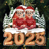 Custom Acrylic Ornament - Personalized Christmas Birthday Gifts For Family, Dog Cat Lovers - Love Lit Every Corner Of Home