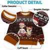 Custom Unisex Ugly Sweatshirt - Personalized Christmas Birthday Gifts For Dog Lovers, Dog Dad And Mom - Some Heroes Have Fur