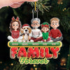 Custom Acrylic Ornament - Personalized Christmas Birthday Gifts For Mom, Dad, Brother, Sister, Kids - Together Is Our Gift