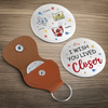 Custom Long Distance Pocket Hug - Personalized Best Friend Birthday Gifts For Women, Besties, Sisters, BFF - Friendship Travels Far