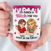 Custom Mug - Personalized Best Friend Birthday Gifts For Women, Besties, Sisters, BFF - Chaos Coordinator And Partner In Crime