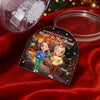 Custom Acrylic Snow Globe - Personalized Best Friend Christmas Birthday Gifts For Women, Besties, Sisters, BFF - Twinkling Nights With My Crew