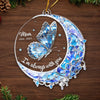 Custom Acrylic Ornament - Personalized Christmas Memorial Sympathy Gifts For Loss Of Mom, Dad - Your Love Still Lights My Way