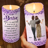Custom LED Candle - Personalized Best Friend Birthday Gifts For Women, Besties, Sisters, BFF - Laughter Is Our Love Language