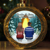 Custom Candlelight Lantern Ornament - Personalized Christmas Birthday Gifts For Brother, Sister - Keep The Light Within