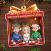Custom Acrylic Ornament - Personalized Christmas Birthday Gifts For Mom, Dad, Brother, Sister, Kids - Our Parents Gave Us The Greatest Gift, Family