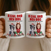 Custom Mug - Personalized Christmas Birthday Gifts For Dog Lovers, Dog Dad And Mom - Every Walk, Every Wag, Pure Love