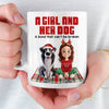 Custom Mug - Personalized Christmas Birthday Gifts For Dog Lovers, Dog Dad And Mom - Every Walk, Every Wag, Pure Love