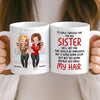 Custom Mug - Personalized Best Friend Birthday Gifts For Women, Besties, Sisters, BFF - You Make My Heart Smile