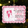 Custom Acrylic Ornament - Personalized Best Friend Christmas Birthday Gifts For Women, Besties, Sisters, BFF - Sleigh Bells And Shared Laughs