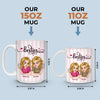 Custom Mug - Personalized Best Friend Birthday Gifts For Women, Besties, Sisters, BFF - Some Souls Just Match