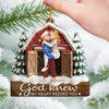 Custom Acrylic Ornament - Personalized Anniversary Christmas Wedding Gifts For Husband And Wife, Him And Her - You’re My Answered Prayer