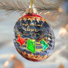 Custom Long Distance Acrylic Ornament - Personalized Best Friend Christmas Birthday Gifts For Women, Besties, Sisters, BFF - Miles Apart Hearts Stay Close