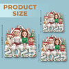 Custom Acrylic Ornament - Personalized Christmas Birthday Gifts For Family, Dog Cat Lovers - Home Feels Warmer When We’re All Here