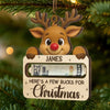 Custom Wooden Money Holder Ornament - Personalized Christmas Birthday Gifts For Kids - Little Stars Of Christmas Joy