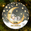 Custom Baby First Christmas Ceramic Ornament - Personalized Christmas Baby Shower, Gender Reveal Gifts For New Moms, New Dads, New Parents - Official Christmas Cutie