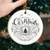 Custom Baby First Christmas Ceramic Ornament - Personalized Christmas Baby Shower, Gender Reveal Gifts For New Moms, New Dads, New Parents - Giggles And Gingerbread