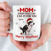 Custom Mug - Personalized Christmas Birthday Gifts For Dog Lovers, Dog Dad And Mom - Official Poop Manager Of The Year