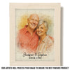 Custom Photo Watercolor Puzzle With Wooden Frame - Personalized Anniversary Wedding Gifts For Husband And Wife, Him And Her - Life’s Sweetest Puzzle, Complete With You