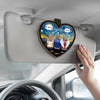 Custom Car Visor Clip - Personalized Memorial Sympathy Gifts For Loss Of Mom, Dad - Always Loved Never Forgotten