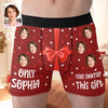 Custom Photo Boxer Briefs, Men's Boxers - Personalized Anniversary Christmas Wedding Gifts For Husband And Wife, Him And Her - Unwrap With Love