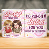 Custom Mug - Personalized Best Friend Birthday Gifts For Women, Besties, Sisters, BFF - Trust In Every Laugh