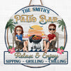 Custom Wood Sign - Personalized Summer Vacation And Travel Gifts For Husband And Wife, Him And Her - Cheers To Summer Days