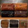 Custom Engraved Leather Toiletry Bag - Personalized Birthday Gifts For Son - Carry Confidence Wherever You Go