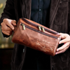 Custom Engraved Leather Toiletry Bag - Personalized Birthday Gifts For Son - Carry Confidence Daily
