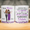 Custom Mug - Personalized Best Friend Birthday Gifts For Women, Besties, Sisters, BFF - Hot Mess Soulmates