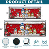 Custom Snowman Runner Rug - Personalized Christmas Birthday Gifts For Grandpa, Grandma - Where Love Finds Its Way Home