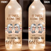 Besties For Life, No Matter What - Bestie Personalized Custom Bottle Lamp - Gift For Best Friends, BFF, Sisters