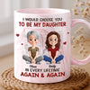 Custom 11oz Pink Marble Mug - Personalized Birthday Gifts For Mom, Daughter - Blessed To Have You