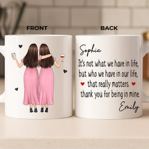 Custom Mug - Personalized Best Friend Birthday Gifts For Women, Besties, Sisters, BFF - Soulmates With A Twist