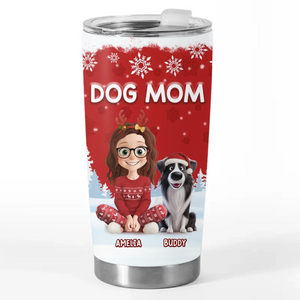 Custom Tumbler - Personalized Christmas Birthday Gifts For Dog Lovers, Dog Dad And Mom - Too Cool For Fetch