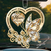 Custom Acrylic Car Ornament - Personalized Memorial Sympathy Gifts For Loss Of Mom, Dad - Forever My Guardian