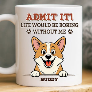 Custom Mug - Personalized Birthday Gifts For Dog Lovers, Dog Dad And Mom - Instant Mood Booster