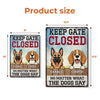 Custom Home Decor Metal Sign - Personalized Birthday Gifts For Dog Lovers, Dog Dad And Mom - Love Made Of Fur