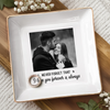 Custom Photo Jewelry Dish - Personalized Anniversary Wedding Gifts For Husband And Wife, Him And Her - Built On Small Moments