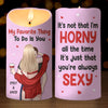 Where There Is Love, There Is Life - Couple Personalized Custom LED Candle - Gift For Husband Wife, Anniversary